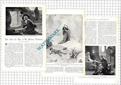 Mr J W Doyle Penrose Painter - 1907 Article