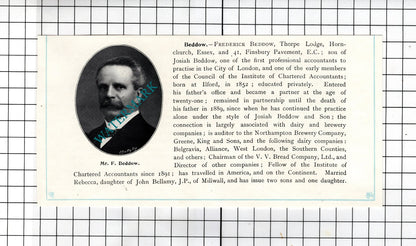 Frederick Beddow Thorpe Lodge Hornchurch / Oscar Cohu de Berry - c.1905 Clipping
