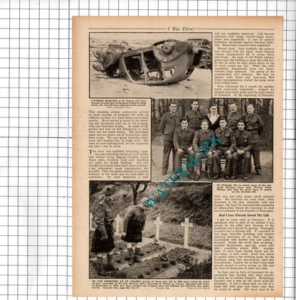Private Peter Maisey East Surrey Regiment St Valery WW2  - c.1946 Article