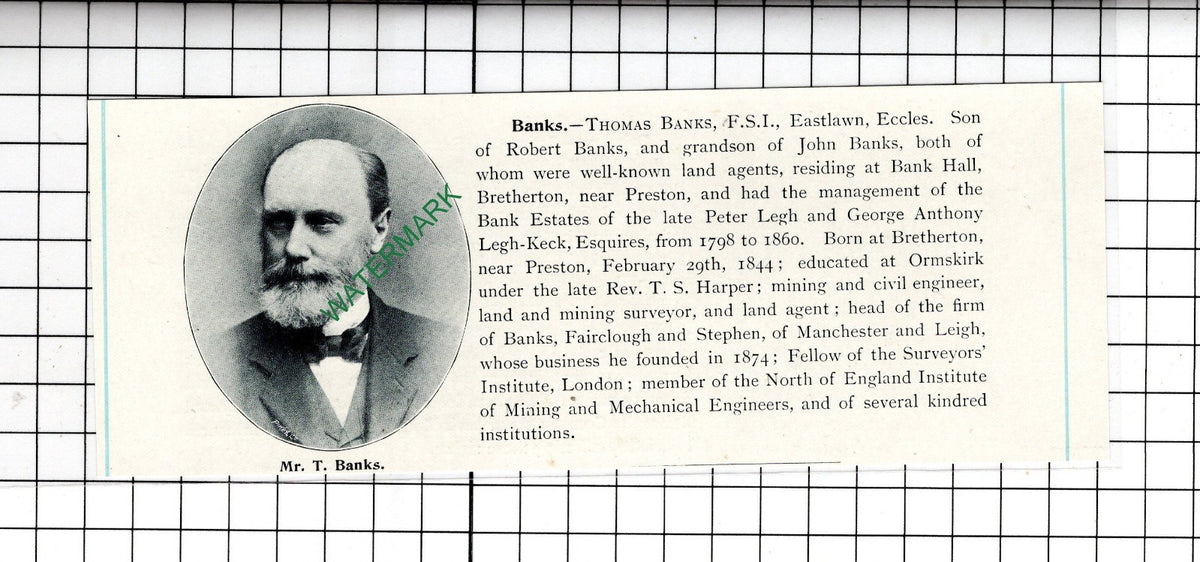 Charles Frederick Brierley Blainsco Lodge / Thomas Banks Eccles  c.1905 Clipping