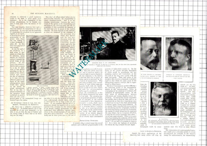 Professor Korn Telephotography - 1907 Article / Print