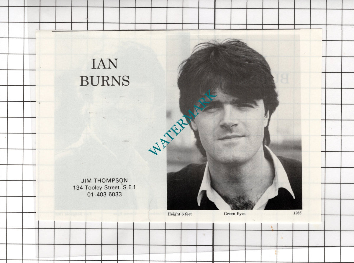Ian Burns Actor / Ray Burnside Actor - 1986 Advert