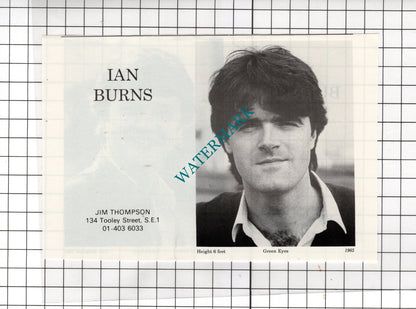 Ian Burns Actor / Ray Burnside Actor - 1986 Advert