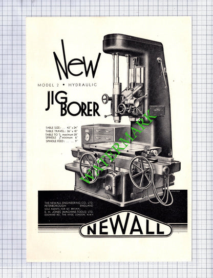 Newall Engineering Co Ltd Peterborough / Metalastik Ltd ADVERT- 1942 Cutting