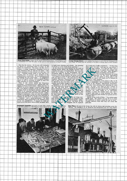 Crawley Sussex  Daniel Spittle Sir Thomas Bennett Couper  Priory - 1949 Article