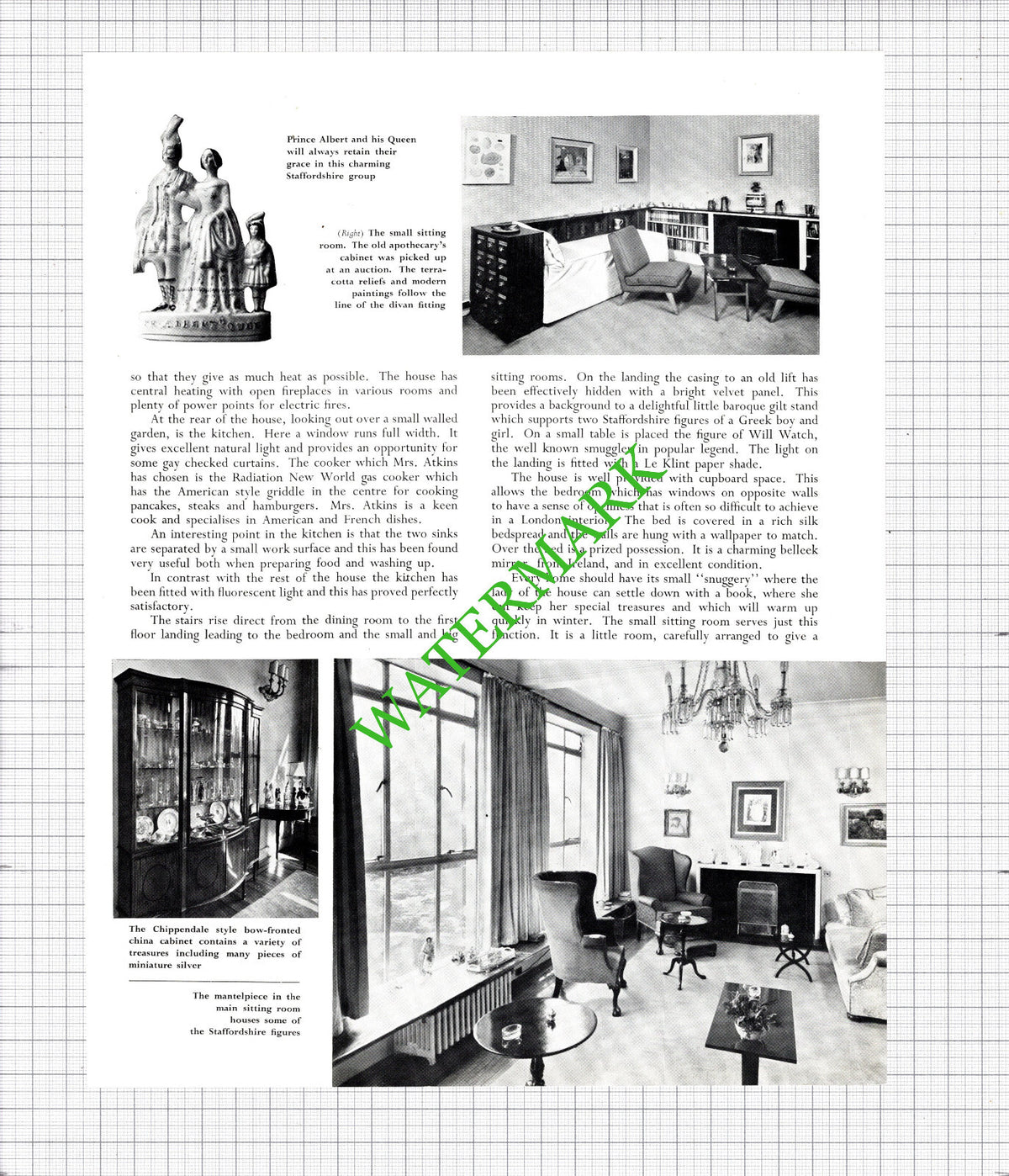 Blenheim Road St John's Wood London Atkins Charles Santley - c.1956 Article