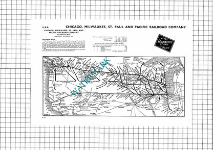 Chicago Milwaukee St Paul and Pacific Railroad Company - 1951 Article