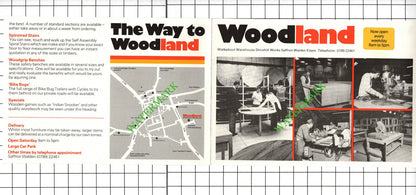 Woodland Walkabout Warehouse Saffron Walden Essex  - 1981 Advert & Pamphlet