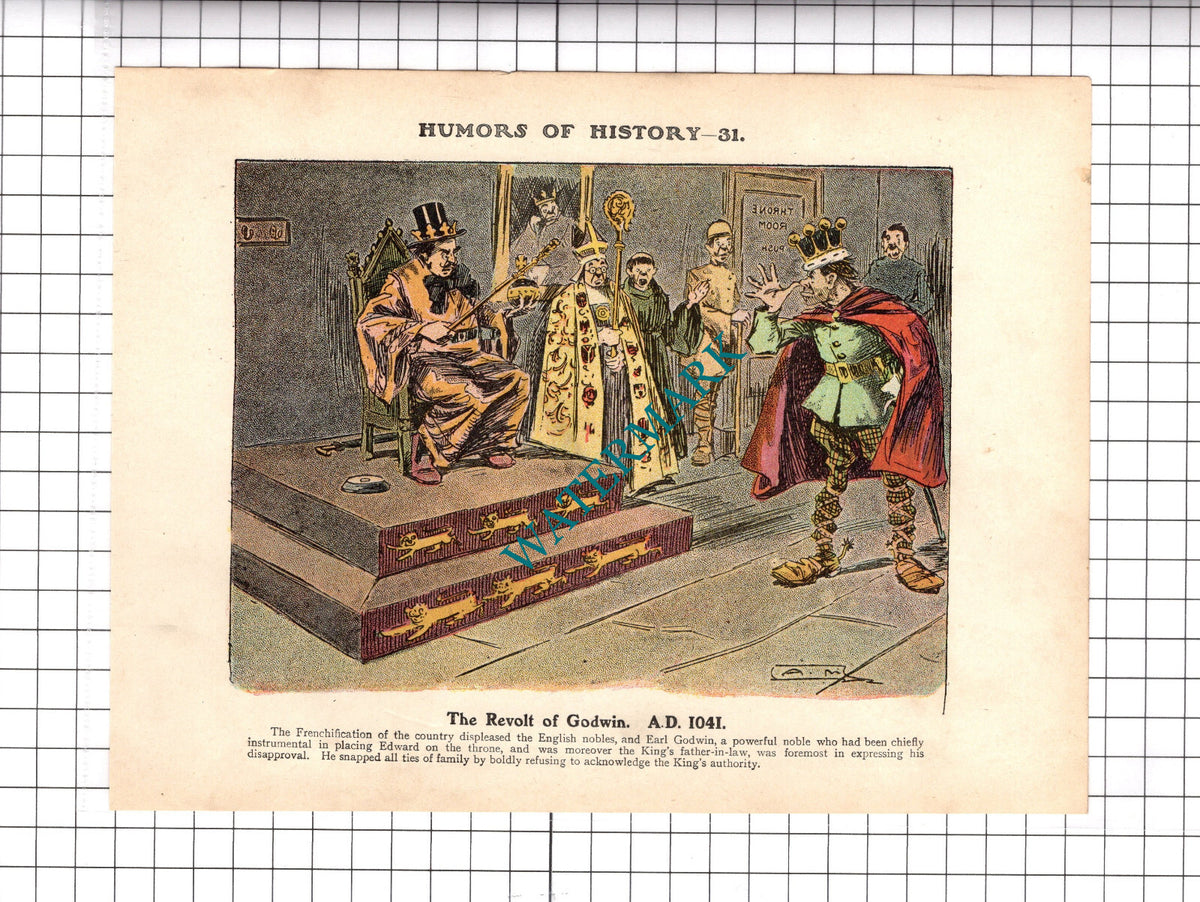 Earl Godwin  - c.1921 Book Print