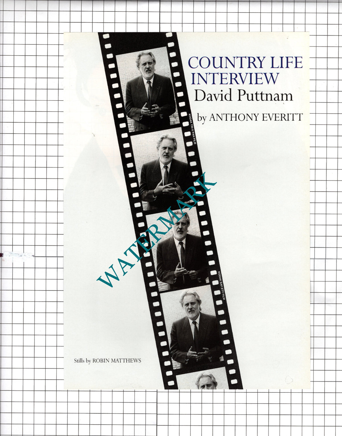 David Puttnam Film Producer - 1997 Article