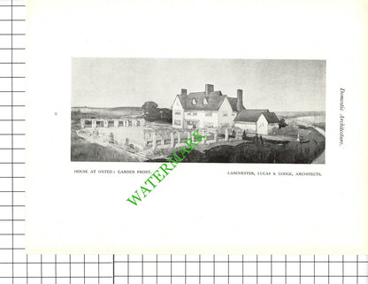 Mrs Thornton Oxted Lanchester Lucas and Lodge Architect -  c.1920s Book Prints