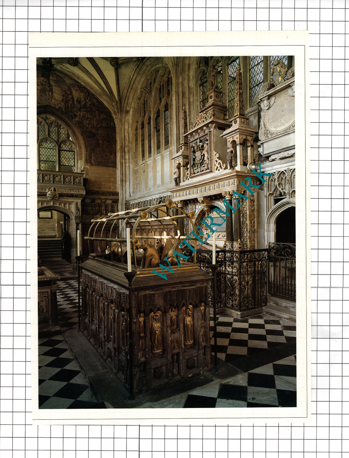 Church Of St Mary Warwick England  - 1997  Two-Part Cutting