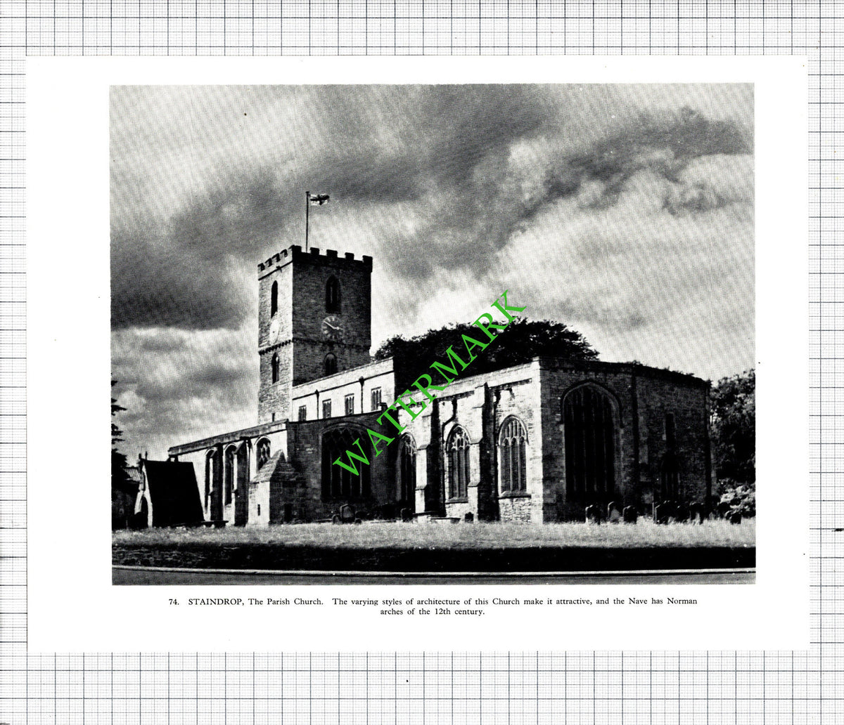 Staindrop County Durham / Barnard Castle - 1958 Cutting /  Print