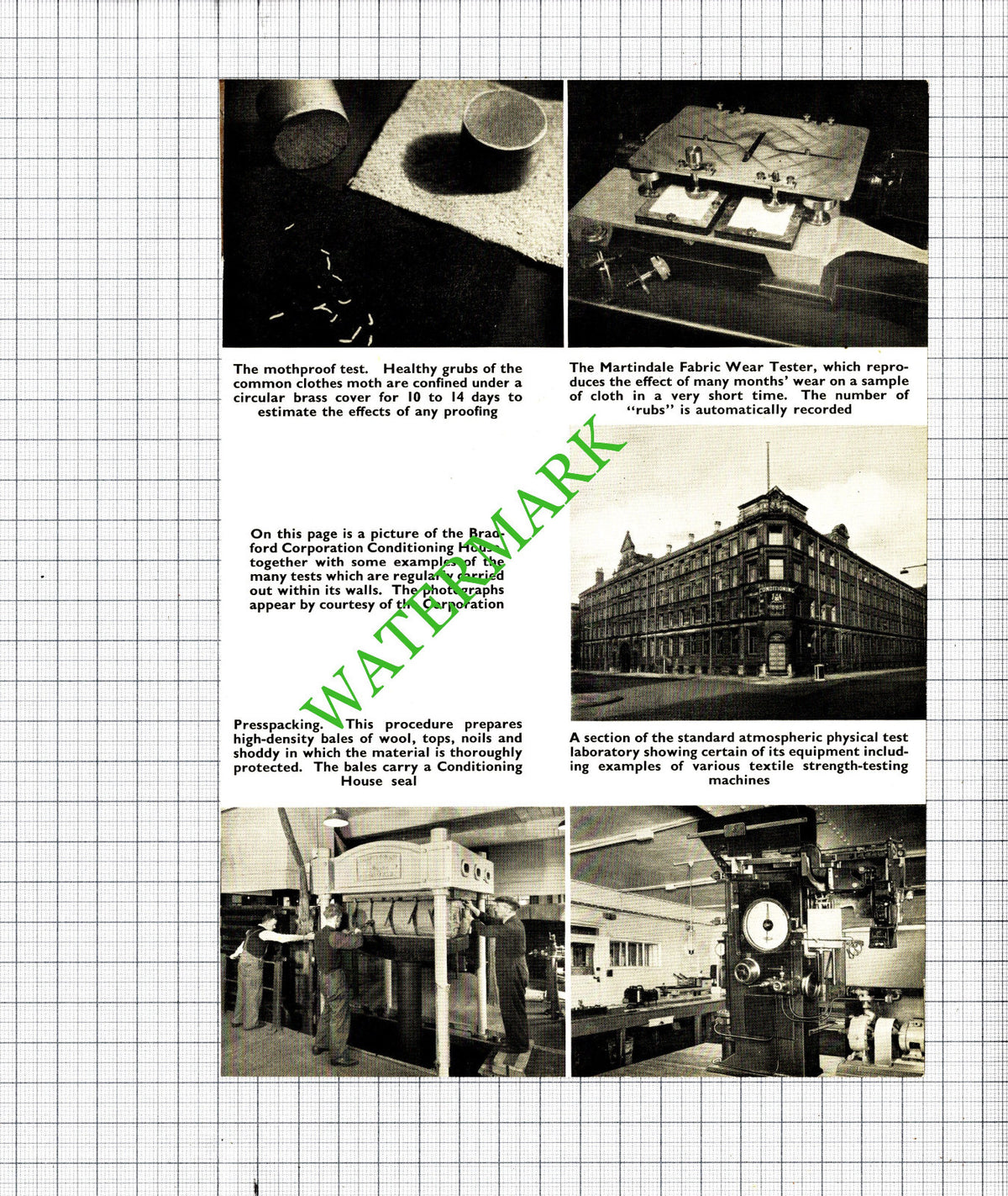 Bradford Corporation Conditioning House / Emile Segard Advert - 1957 Cutting