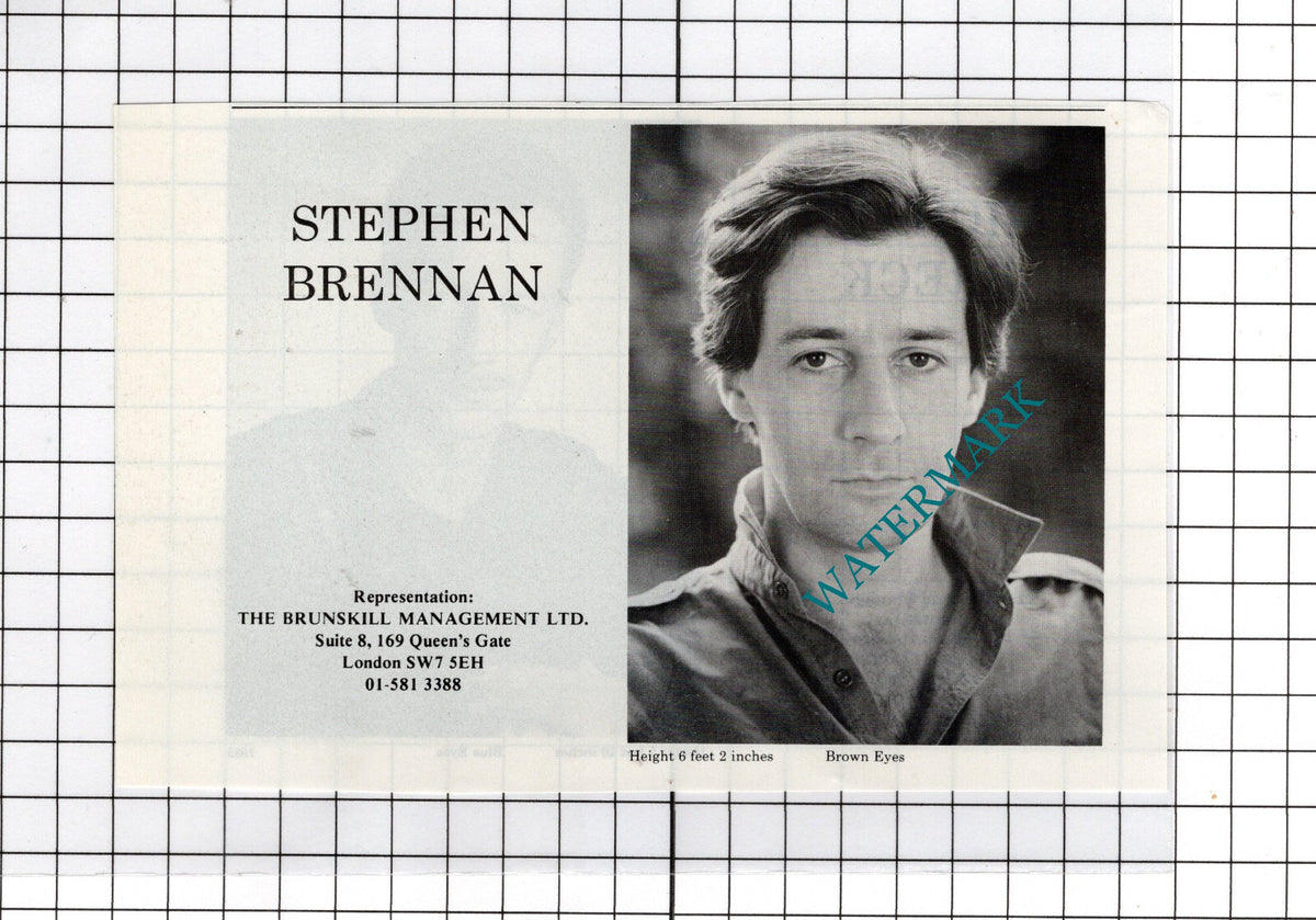 Michael Breck Actor / Stephen Brennan Actor - 1986 Advert