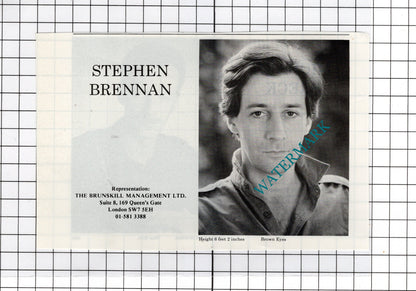 Michael Breck Actor / Stephen Brennan Actor - 1986 Advert