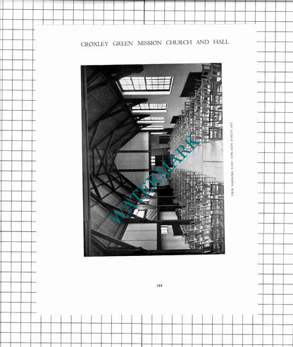 St Oswald's Mission Church Croxley Green Leslie Moore   -c.1947 Article/ Print
