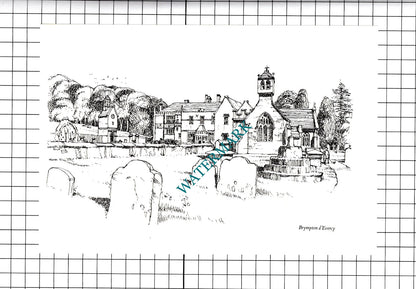 Brympton d'Evercy /Audrey Margaret Crekerne Somerset - 1980's Cutting/ Print