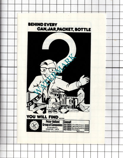 Stapleford Park Melton Mowbray / Peter Holland Stamford Lincolnshire 1974 Advert