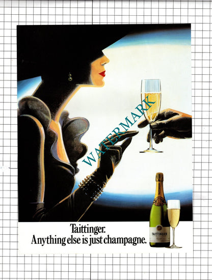 East Sussex National Golf Club / Taittinger Champagne  - 1990 Advert