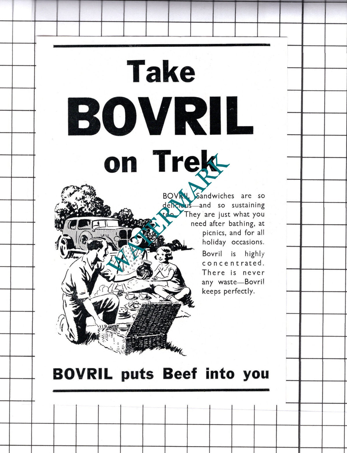 Bovril Small ADVERT   - 1932 Cutting / Print