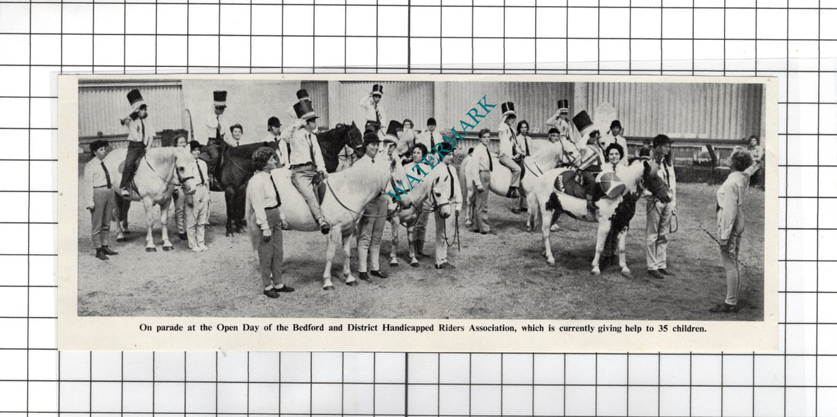 Bedford and District Handicapped Riders Association -1971 Cutting