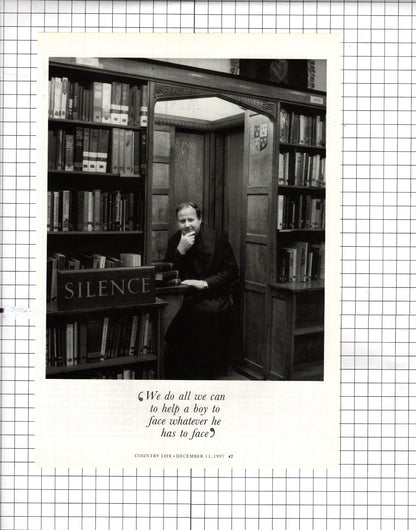 Ampleforth College Headmaster Father Leo Chamberlain - 1997 Article