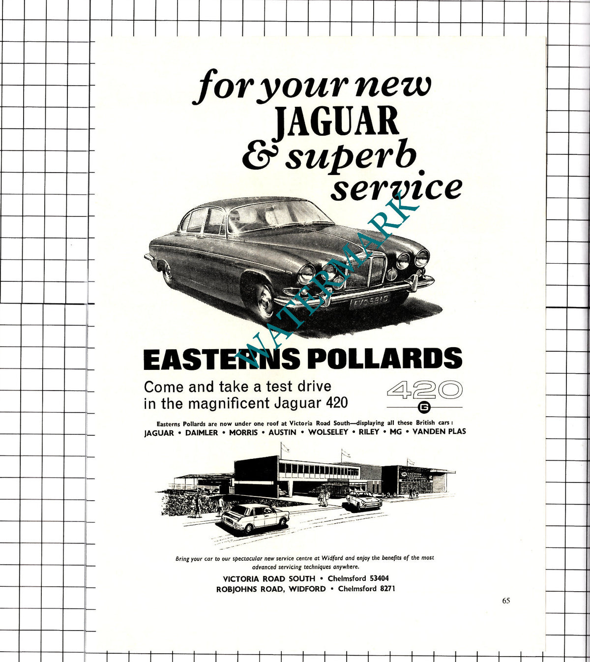 Easterns Pollards Widford Essex Advert -   1968 Clipping / Print