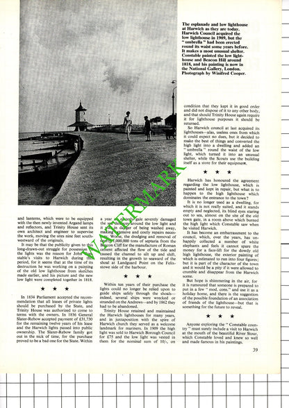 Harwich Essex John Constable  - 1968 Article