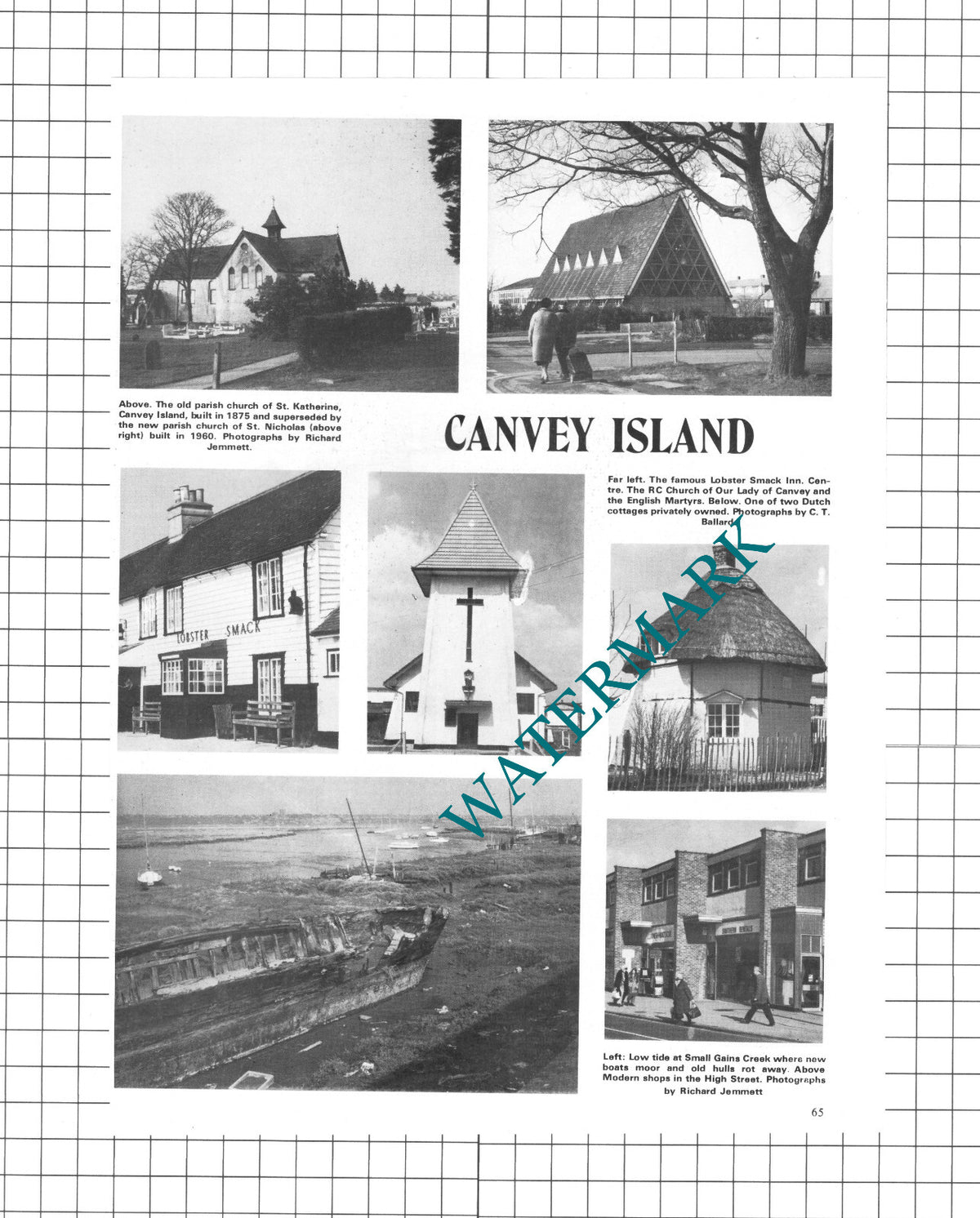 Canvey Island Essex - 1978 Clipping/ Print
