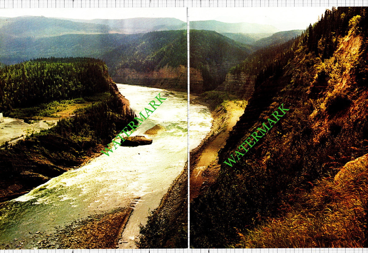 W A C Bennett Dam Hudson's Hope British Columbia Canada - 1980 Article