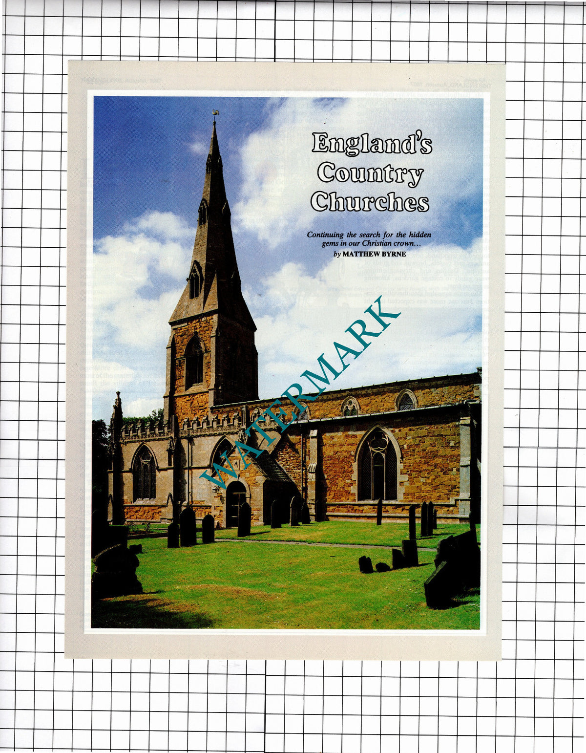 St Luke's Church Gaddesby Leicestershire  - 1987 Article / Print