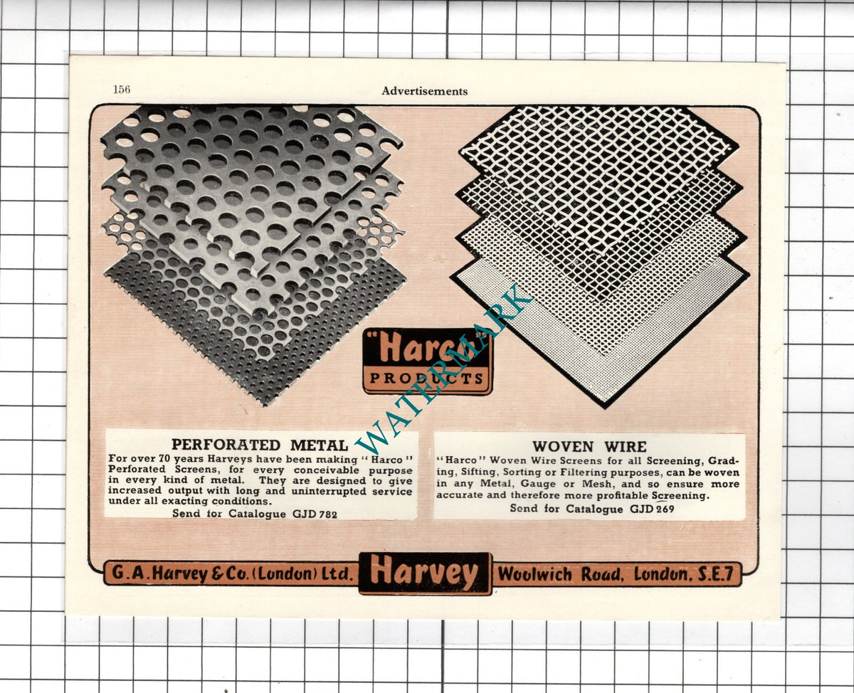 G A Harvey & Co London Ltd / Richard Klinger Ltd Sidcup Kent -  1951 Advert