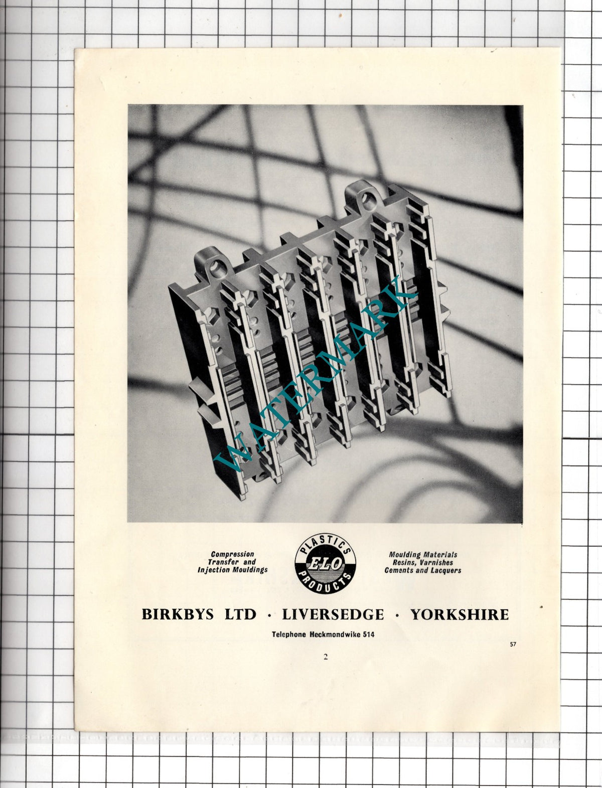 Birkbys Ltd Liversedge Yorkshire -  c.1962 Advert
