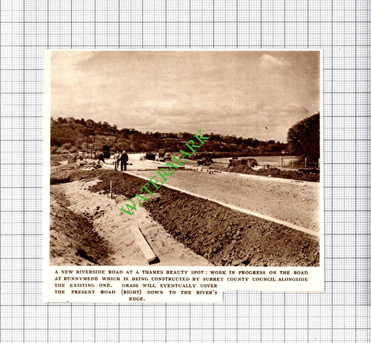 Runnymede New Road  - 1954 Small Cutting