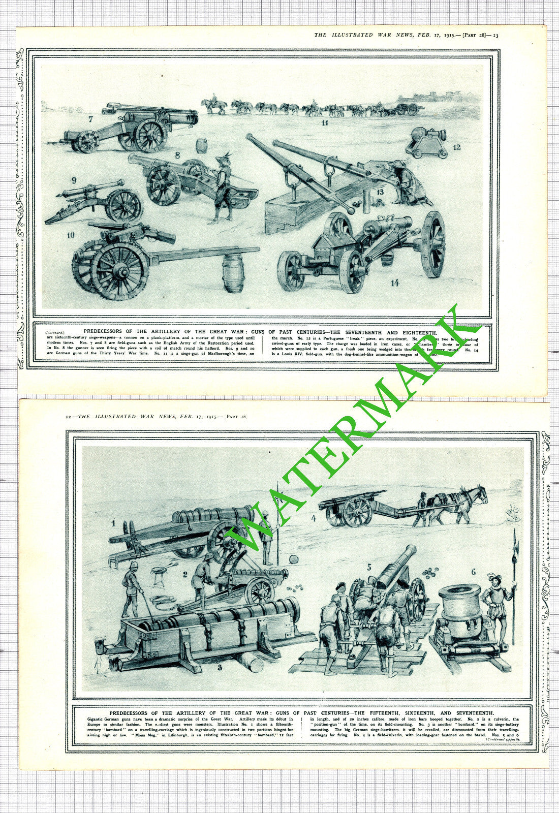 Guns Of The Past  - 1915 2-Part Cutting