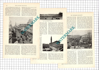 Sydney Australia Auckland New Zealand Naval Base - 1907 Article / Print