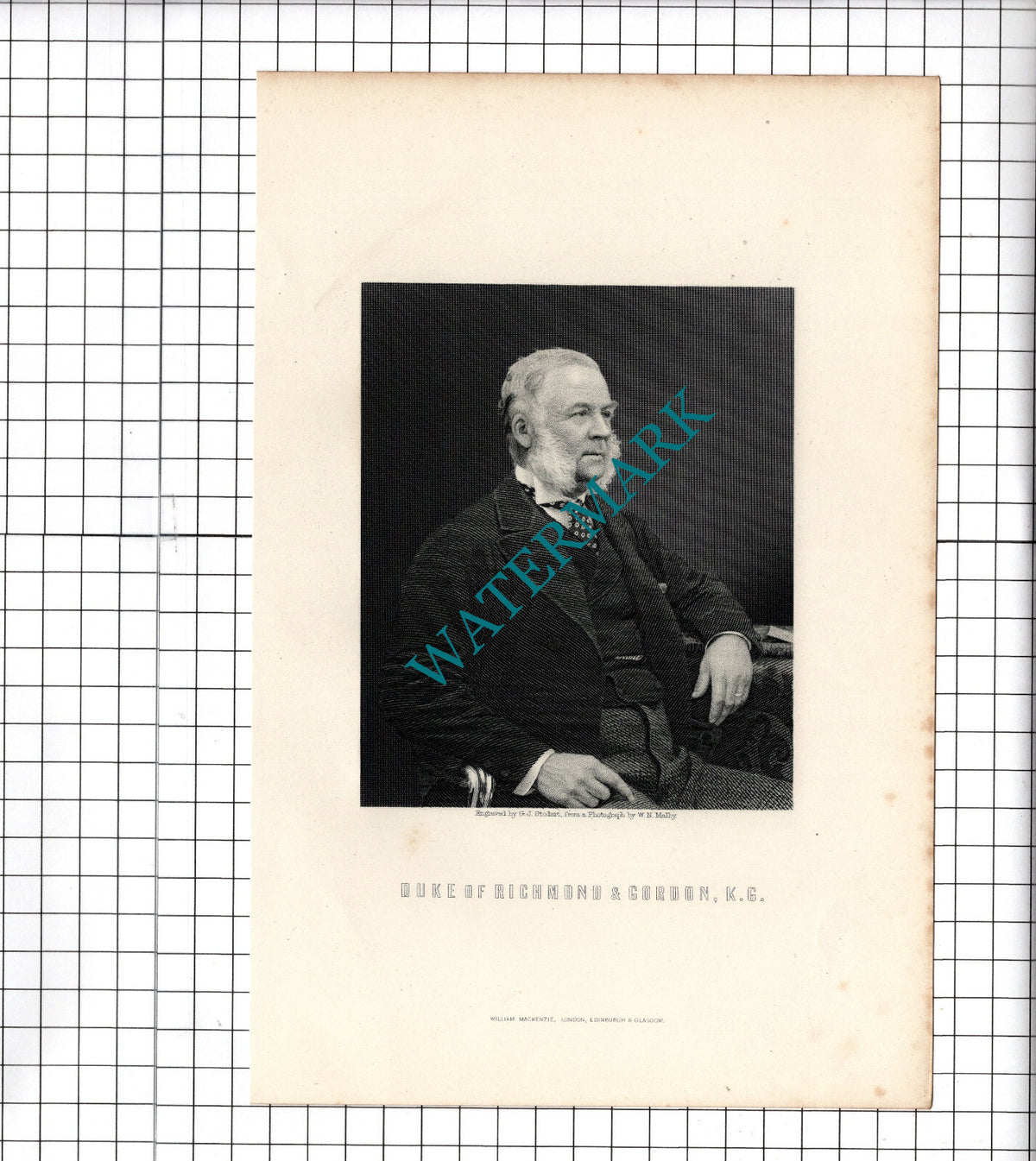 Duke Of Richmond & Gordon    - c.1881 Print