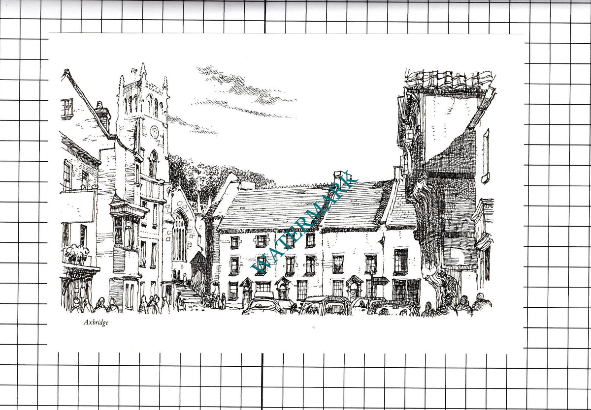 Axbridge Somerset   - 1980's Cutting / Print