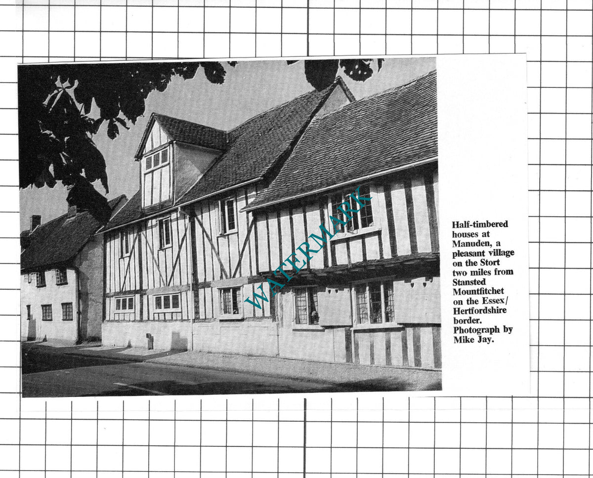 Manuden Essex   - c.1967 Clipping / Print