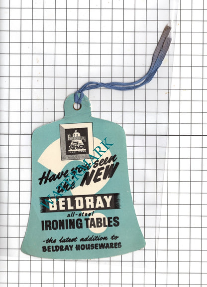 Beldray  Bradley & Co Bilston Staffs Bell-Shaped Advertising Card - 1954 Advert