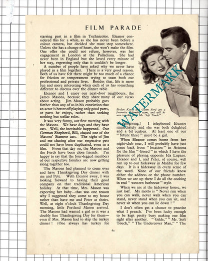 Glenn Ford Actor - c.1948 Article