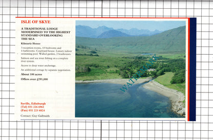 Letchmore Heath Hertfordshire / Kilmarie House Isle Of Skye - 1994 Sale Advert