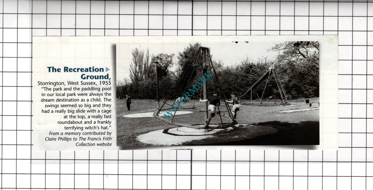 The Recreation Ground Storrington West Sussex - c.2011 Cutting