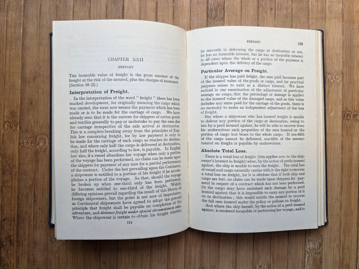 Guide To Marine Insurance by Henry Keate  1928  - Vintage Book