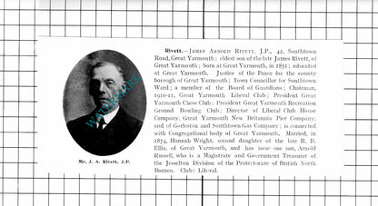William Hunter Rodwell The Woodlands Holbrook James Arnold Rivett  1911 Clipping