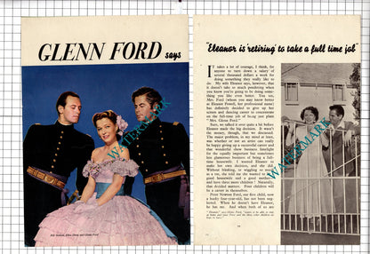 Glenn Ford Actor - c.1948 Article