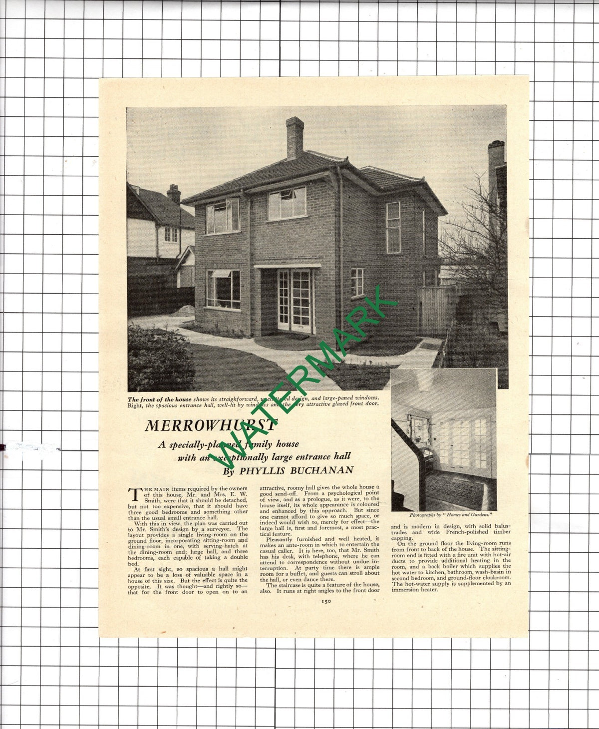 Merrowhurst Merrow Hurst Mr & Mrs E W Smith - 1955 Article