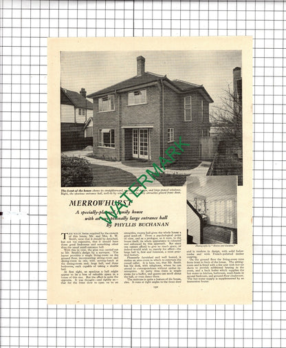 Merrowhurst Merrow Hurst Mr & Mrs E W Smith - 1955 Article