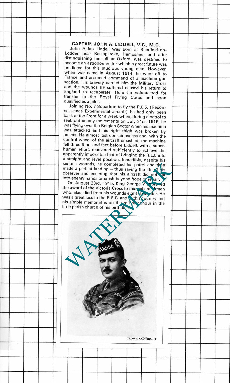 Captain John Aidan Liddell Sherfield-on-Lodden - 1975 Clipping / Print